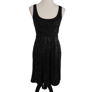 -EXPRESS Black/Gray Women Sleeveless Dress Size XS